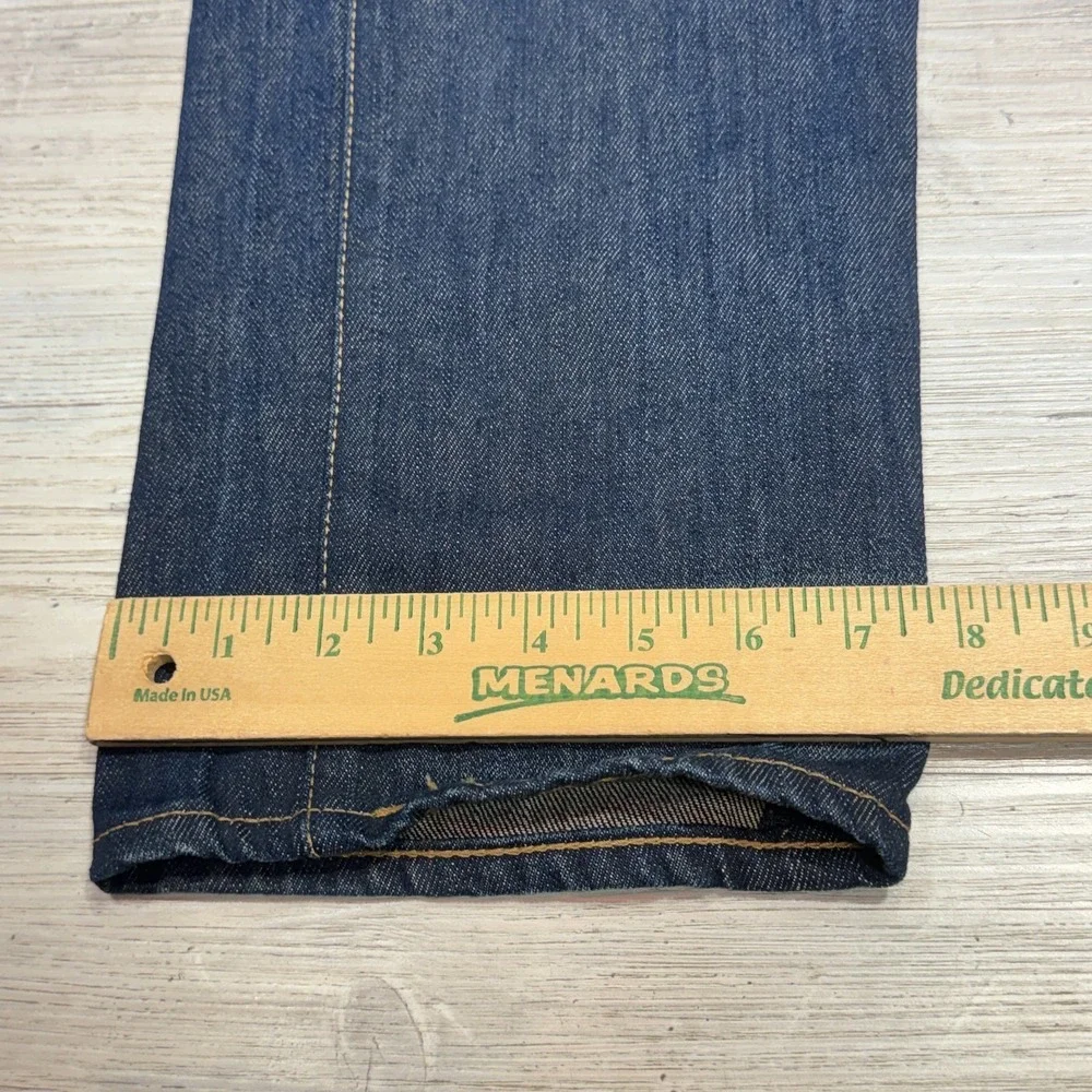 Levi's Straight Blue Denim Jeans White Oak Cone Made in USA 500 Series 34x32 Zip